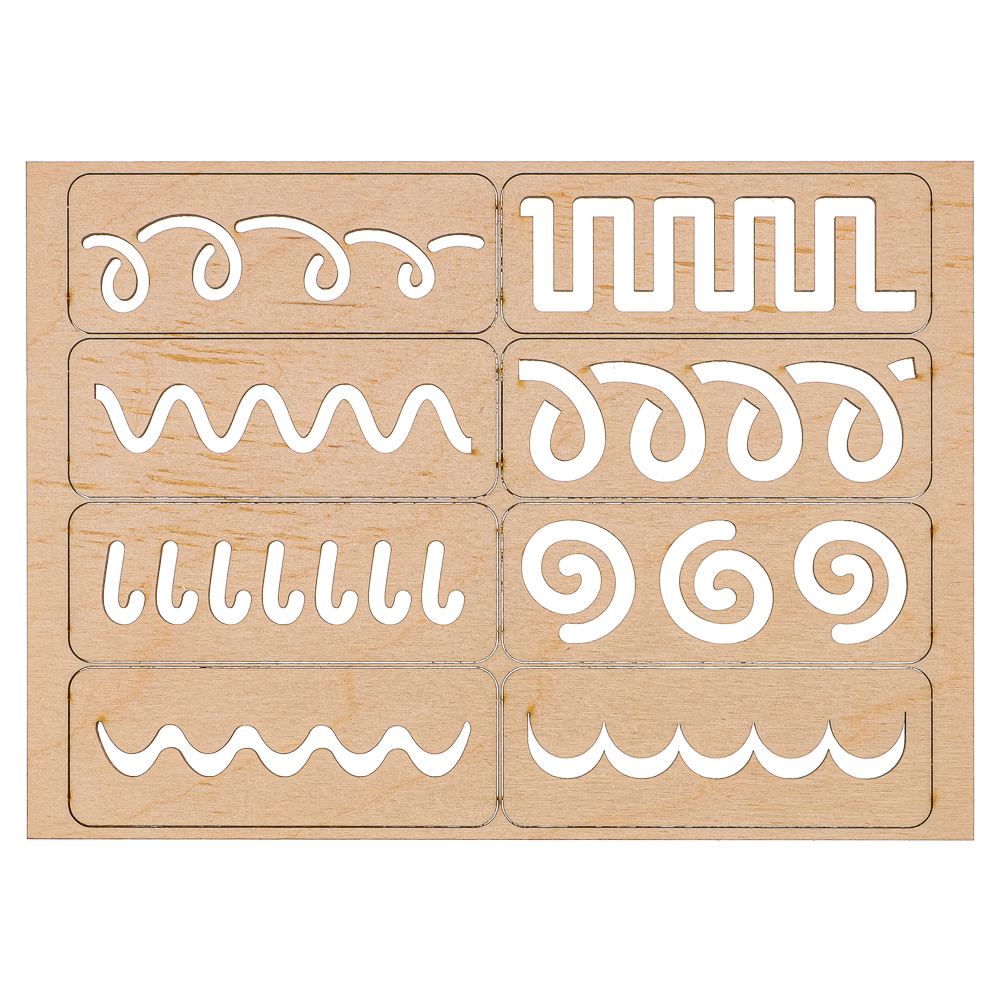 ИГРОЛЕНД Развивающая игра Прописи, 3 прописи, 16 линеек, дерево, бумага, 9,5х3,5х0,3см, арт.№ 284-300