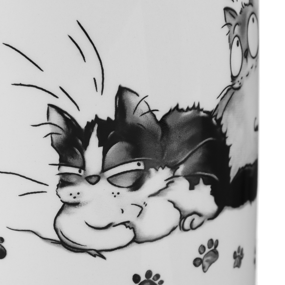 MILLIMI Озорные коты Банка для хранения, 550мл, 10х13см, керамика, арт.№ 824-498