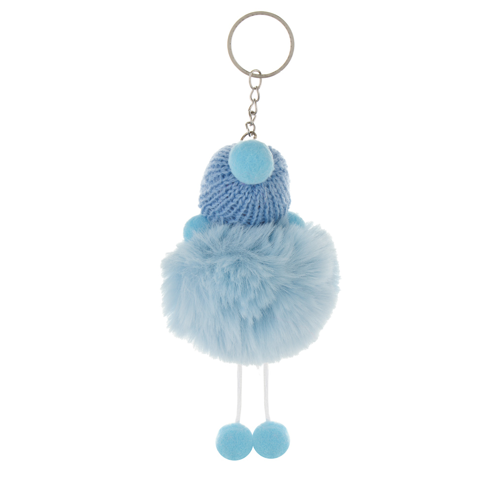 Подвеска мягкая "Куклёныш", полиэстер, иск. мех, PVC, металл, тм ИГРОЛЕНД, 1811-50, арт.№ 264-582