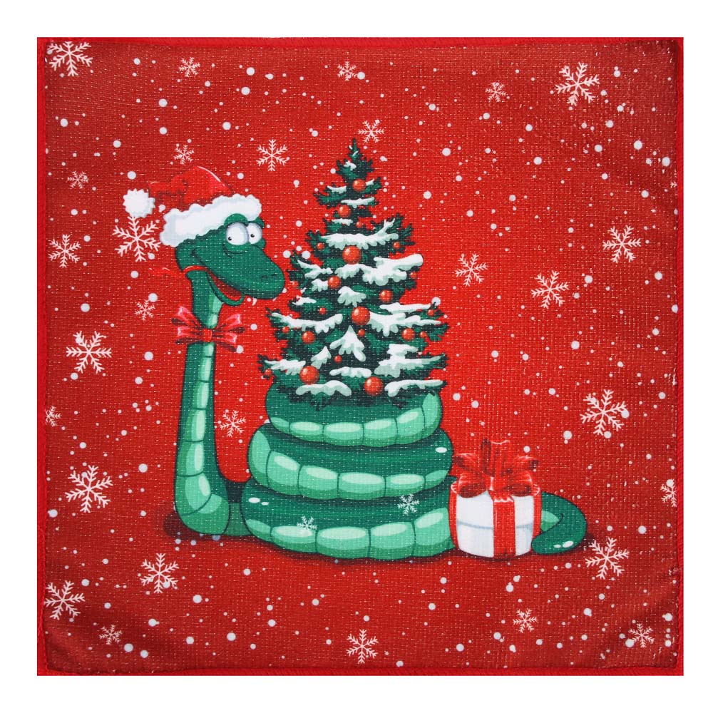 PROVANCE Фелиз Салфетка для уборки, 100% полиэстер, 30х30см, символ года, арт.№ 492-245