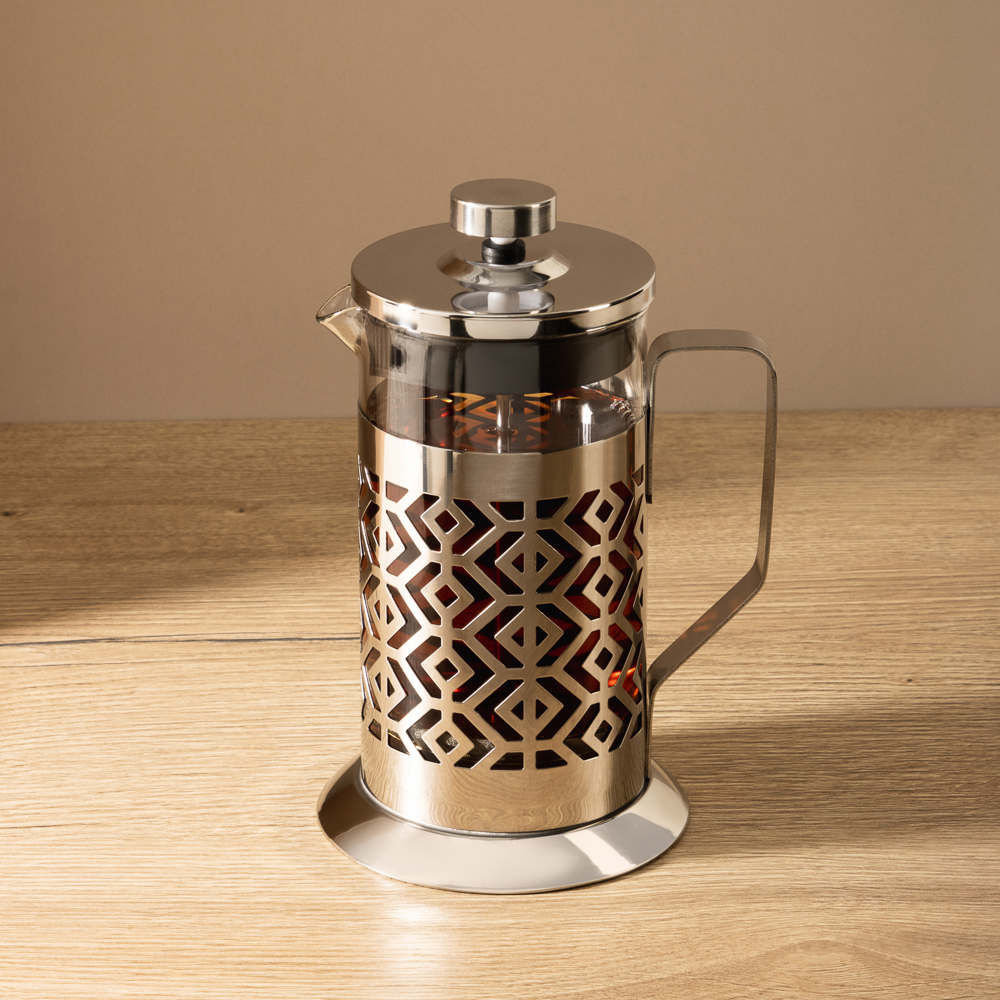 SATOSHI Гельсингфорс Френч-пресс 1000мл, жаропрочное стекло, арт.№ 850-201