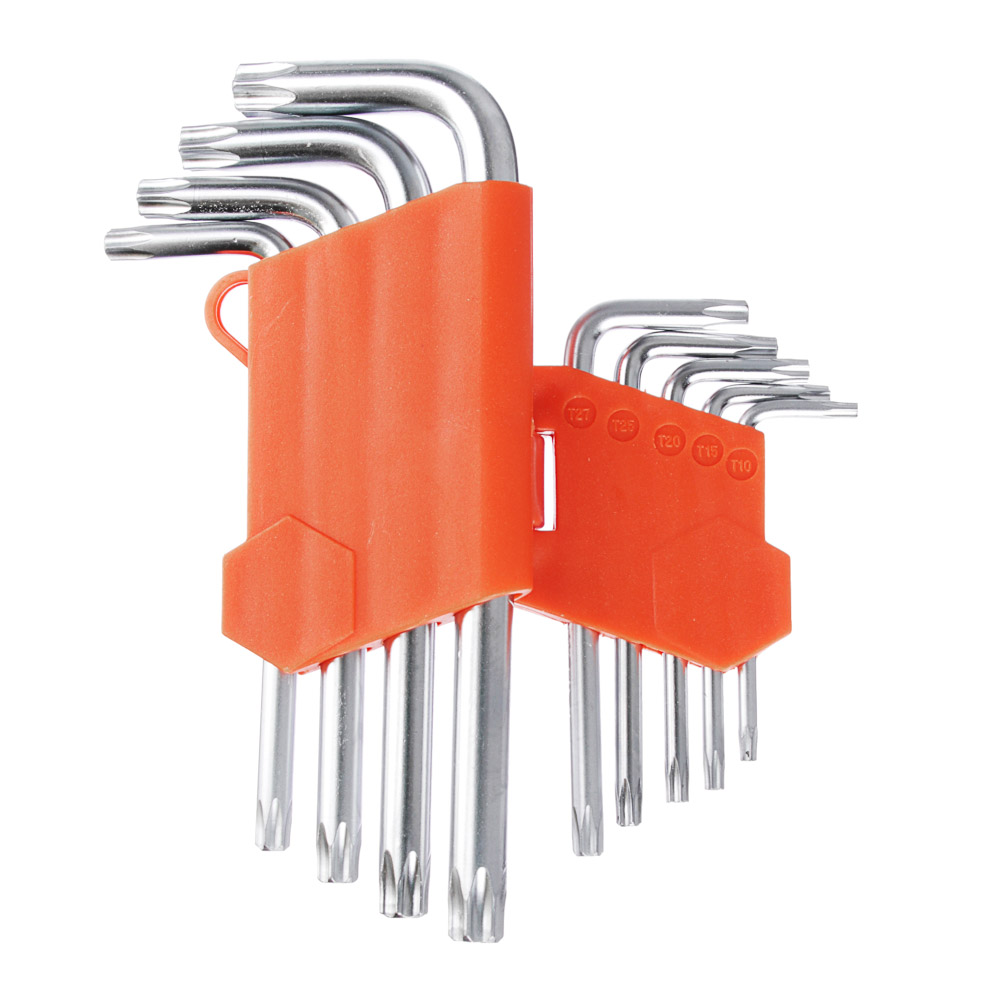 ЕРМАК Набор ключей TORX-профиль 9пр. (75х3мм-170х9мм), арт.№ 657-024