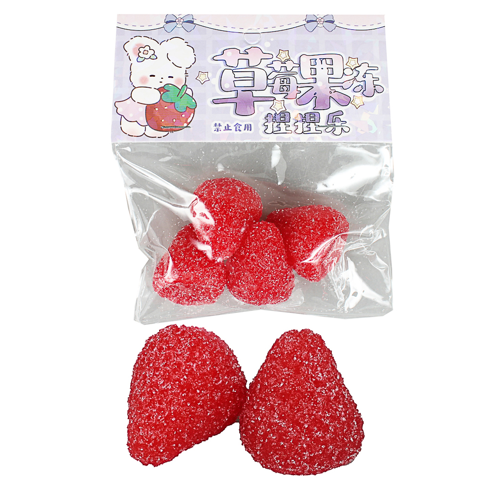 Антистресс Сквиш-мялка фрукты в сахаре, TPR, 12х2х13см, 2 дизайна, арт.№ 297-163