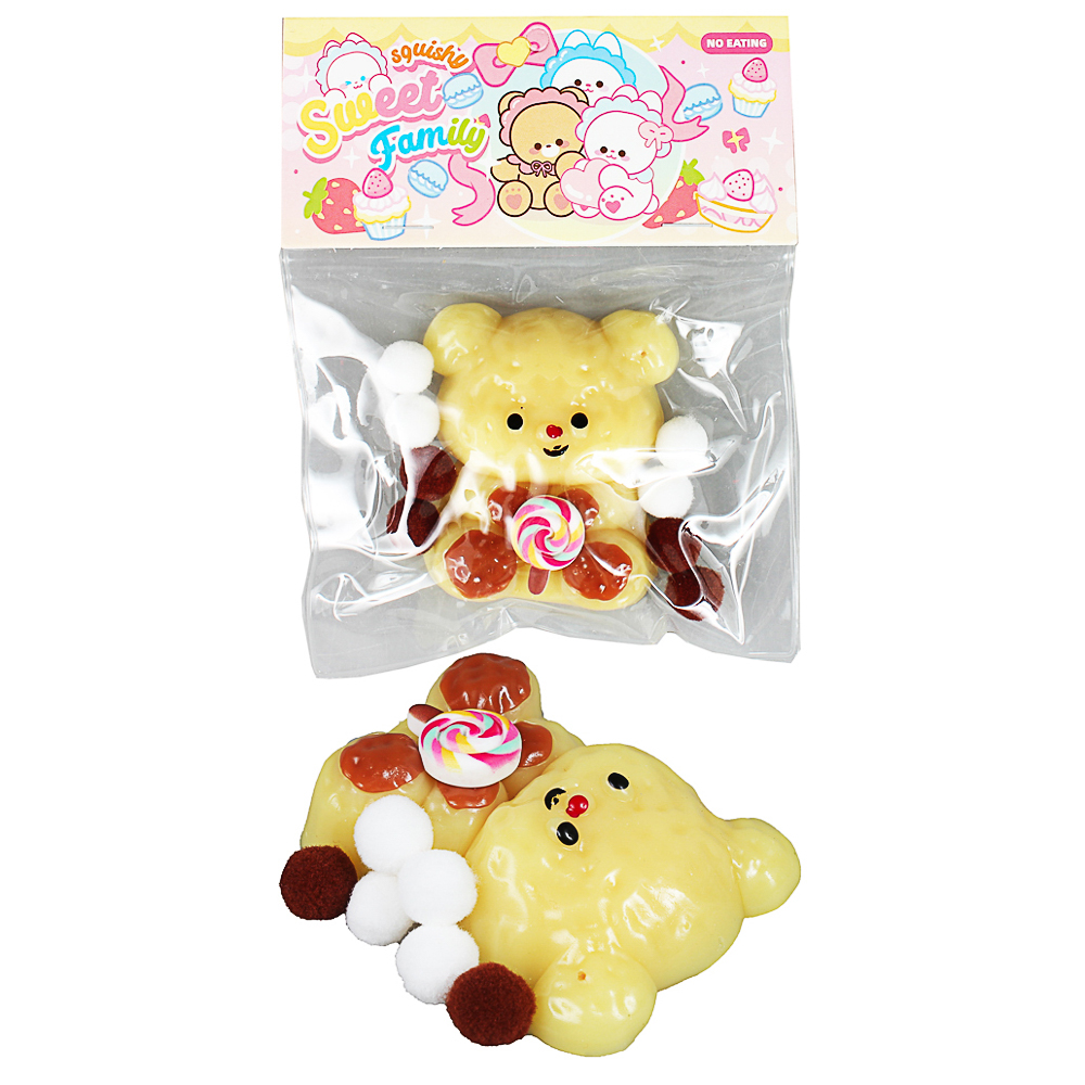 Антистресс Сквиш-мялка Мишутка, TPR, 13х3х17см, в ассортименте, арт.№ 297-164