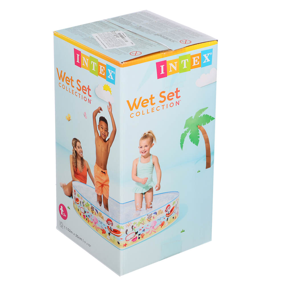 INTEX Бассейн жест.стенки "Пляж" 152x25см, 56451NP, арт.№ 359-305