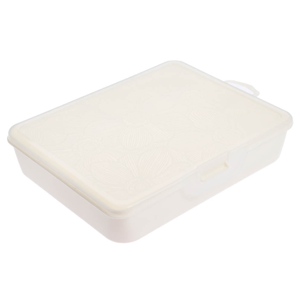 Органайзер для мелочей Keeplex Fiori с разделителями M 19х16х4,5см, пластик, белое облако, арт.№ 457-044