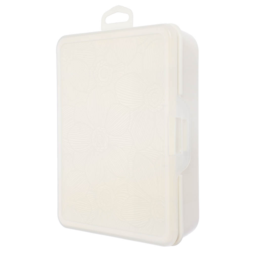 Органайзер для мелочей Keeplex Fiori с разделителями M 19х16х4,5см, пластик, белое облако, арт.№ 457-044