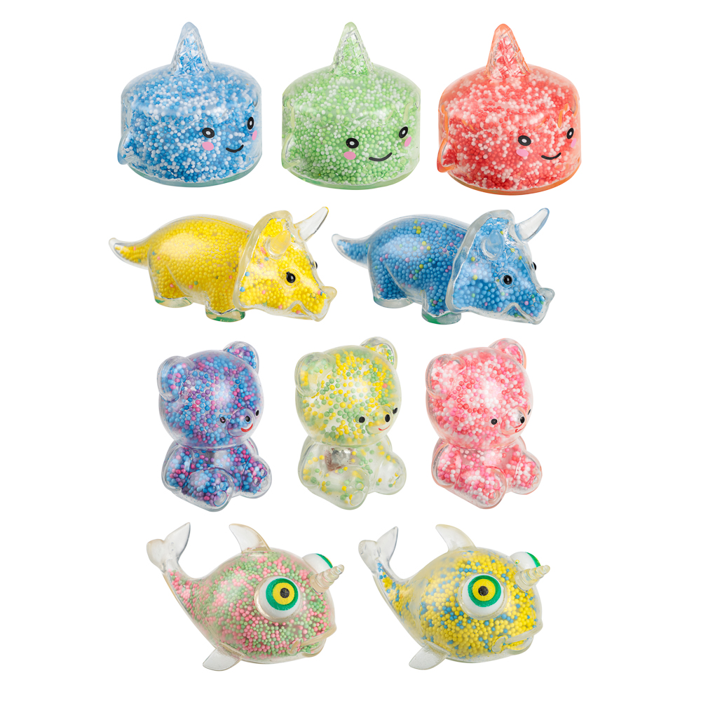 LASTIKS Мялка-антистресс, LR41x3, TPR, пенопласт, 8-16см, 4-6 дизайнов, арт.№ 273-023