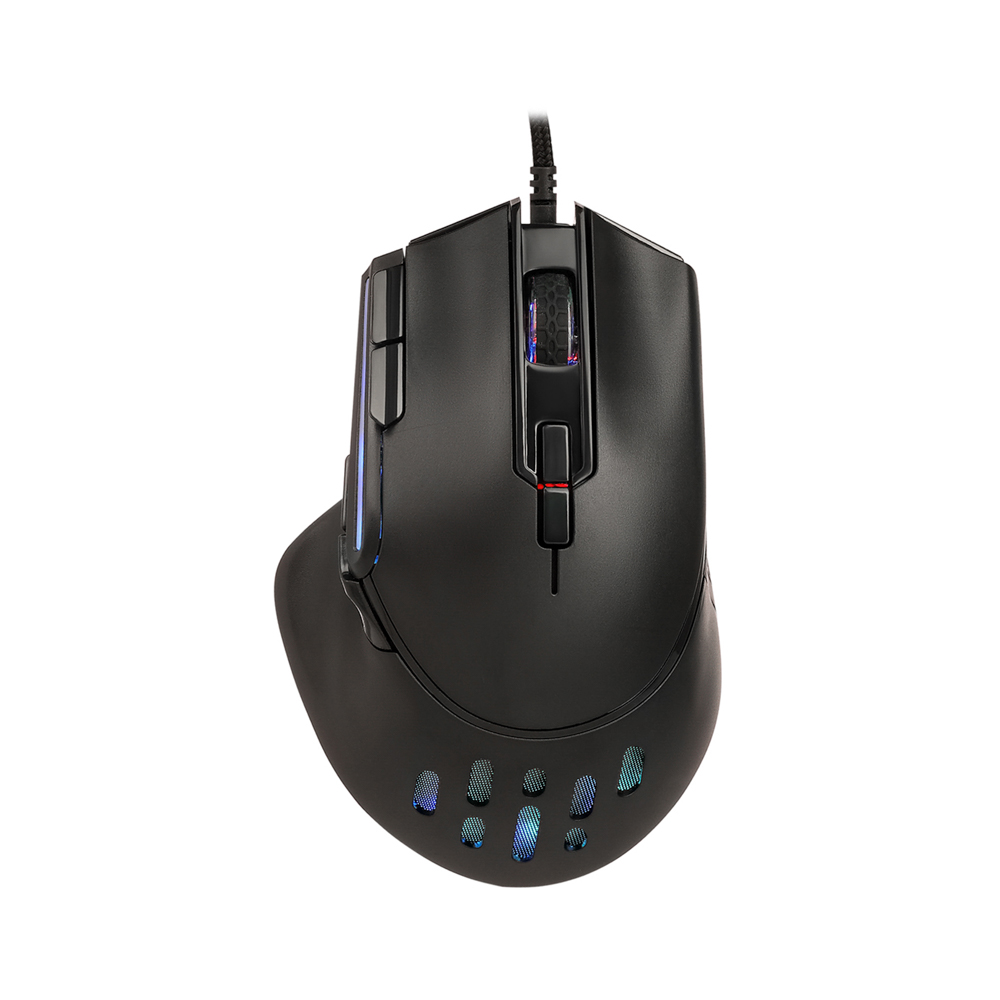 BY Игровая мышь проводная Bazooka 12400dpi,9D,PAW3327,RGB,220см, арт.№ 405-057