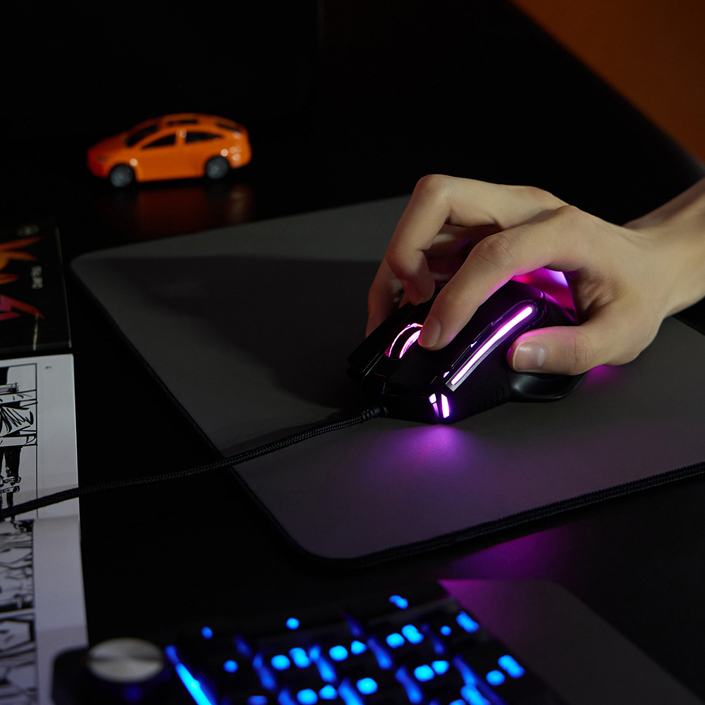 BY Игровая мышь проводная Bazooka 12400dpi,9D,PAW3327,RGB,220см, арт.№ 405-057