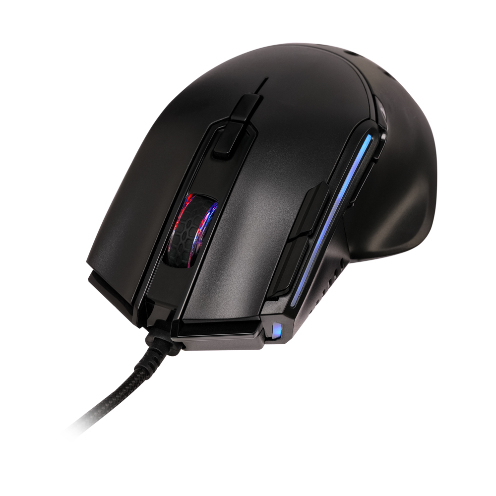 BY Игровая мышь проводная Bazooka 12400dpi,9D,PAW3327,RGB,220см, арт.№ 405-057