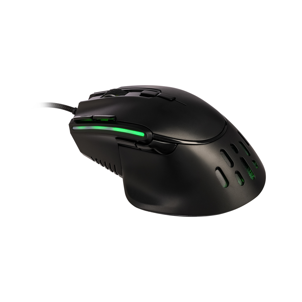 BY Игровая мышь проводная Bazooka 12400dpi,9D,PAW3327,RGB,220см, арт.№ 405-057