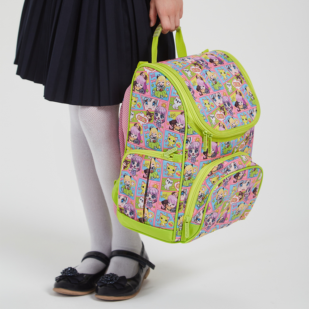 Кавай Ранец шк.жесткий 35х27х18см, 1отд., 3карм., эргон.спинка, рег.нагруд.стяжка, вес около 800г, арт.№ 254-006