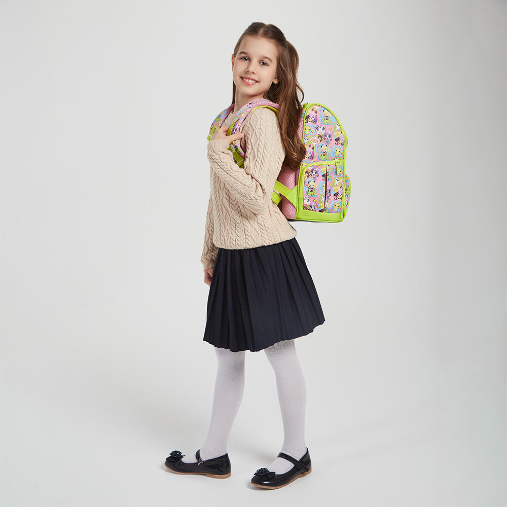 Кавай Ранец шк.жесткий 35х27х18см, 1отд., 3карм., эргон.спинка, рег.нагруд.стяжка, вес около 800г, арт.№ 254-006