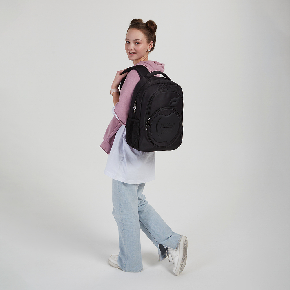Персонал Рюкзак подростковый 41х31х13см, 2 отд., 3 карм., ручка, ПЭ, отд.иск.кожей, арт.№ 577-005