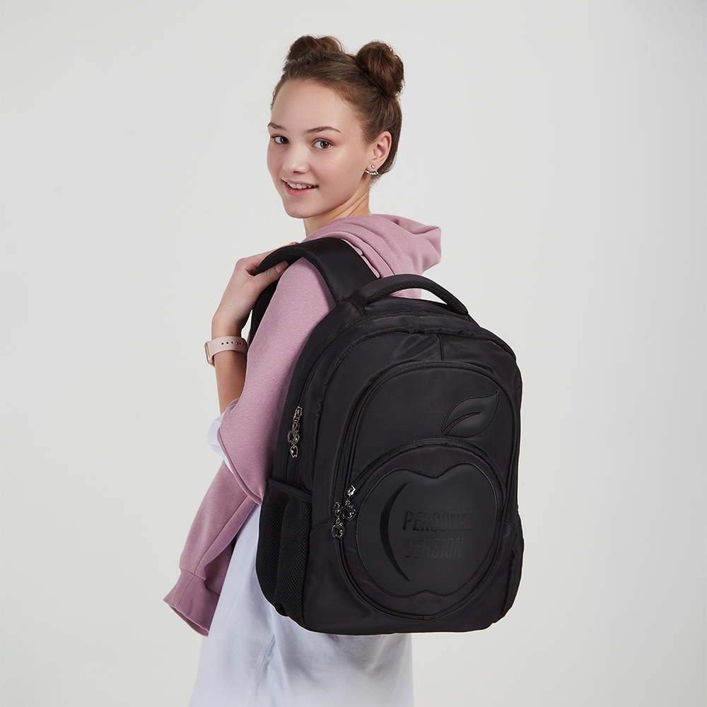 Персонал Рюкзак подростковый 41х31х13см, 2 отд., 3 карм., ручка, ПЭ, отд.иск.кожей, арт.№ 577-005