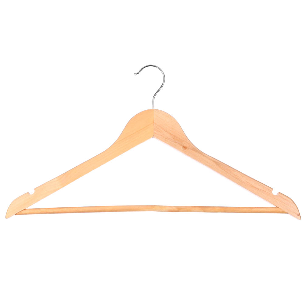 VETTA Набор вешалок деревянных 3шт, 45см, светлое дерево, арт.№ 455-063