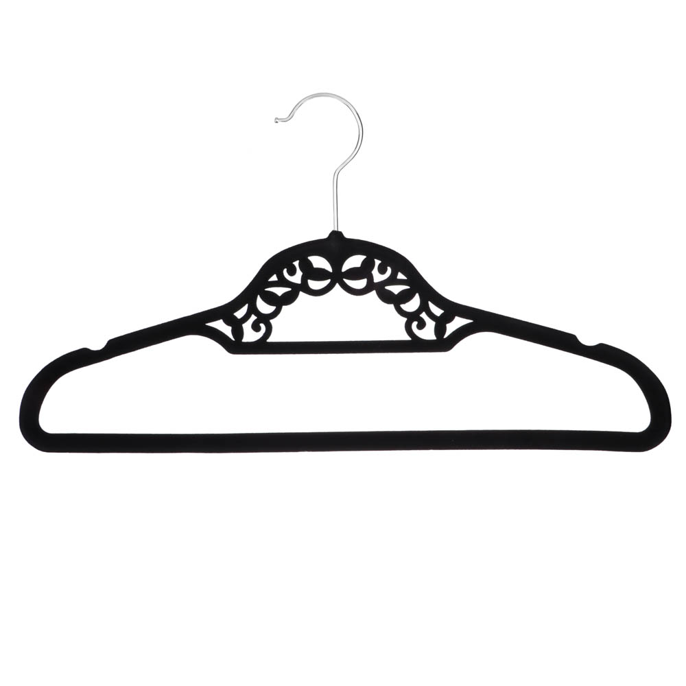 VETTA Набор вешалок для одежды 2шт, 42см, с покрытием флок, арт.№ 456-076