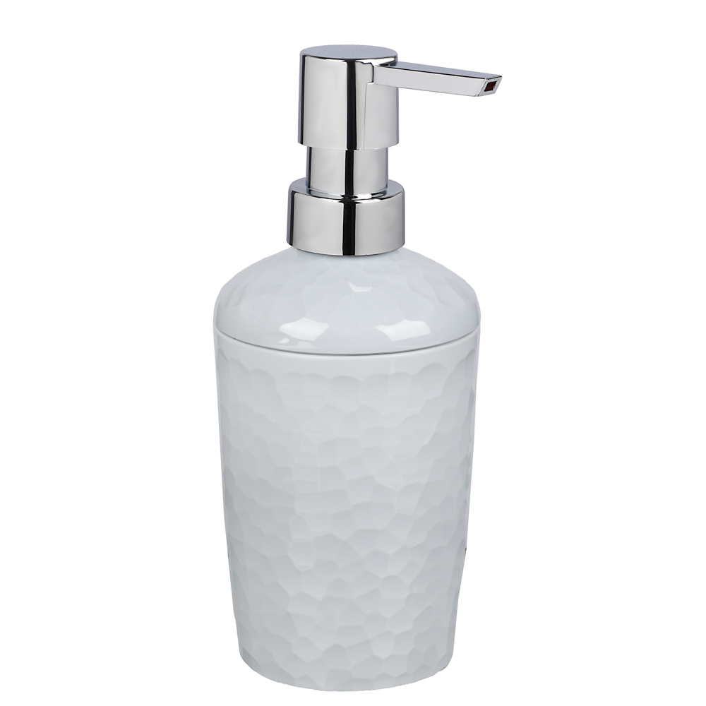 Диспенсер для мыла, Luna, 350мл, пластик, серый, арт.№ 463-461