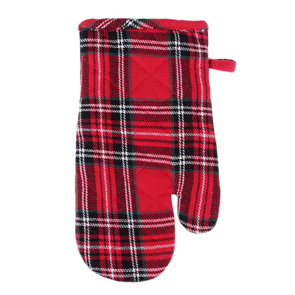 PROVANCE Шотландка Прихватка-варежка, 100% хлопок, 18х29см, арт.№ 492-014