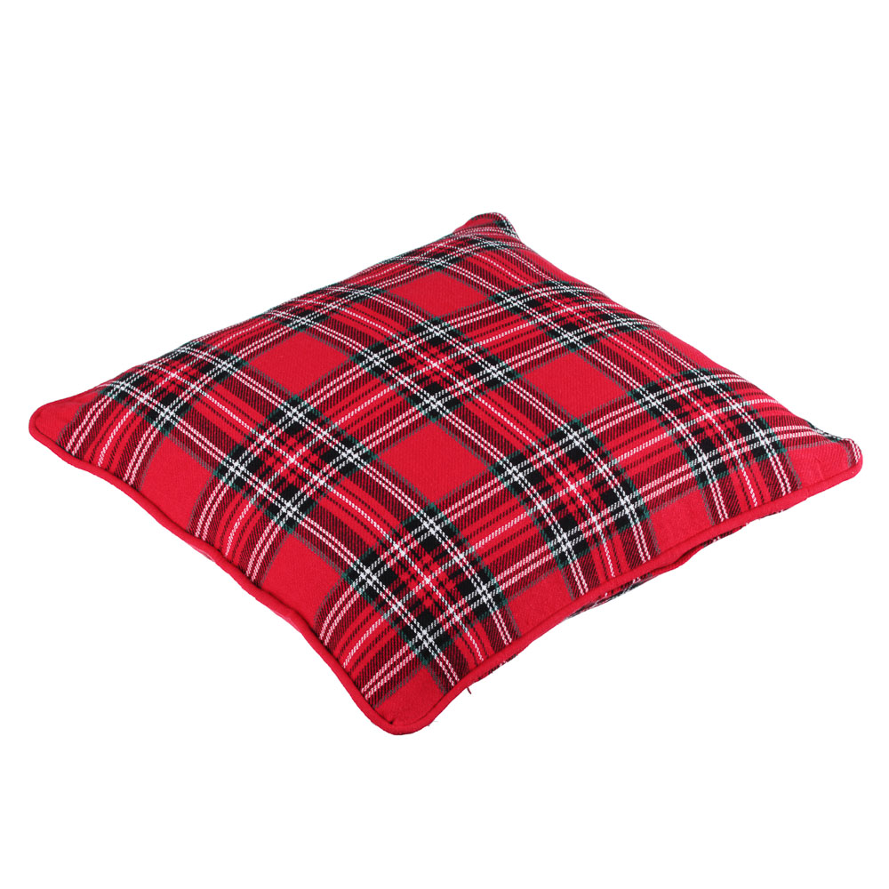 PROVANCE Шотландка Наволочка декоративная 40х40см, 100% хлопок, арт.№ 492-031
