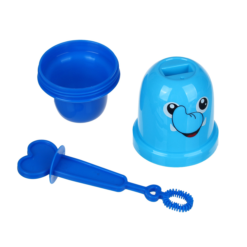 ИГРОЛЕНД Мыльные пузыри "Веселые зверята", мыл.раств 60 мл., ABS, 13х6х18см, арт.№ 460-026