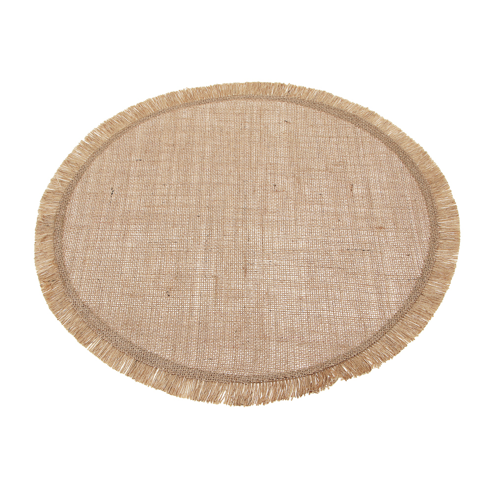 Подложка декоративная круглая, d38см, джут, "ЭКО", арт.№ 890-373