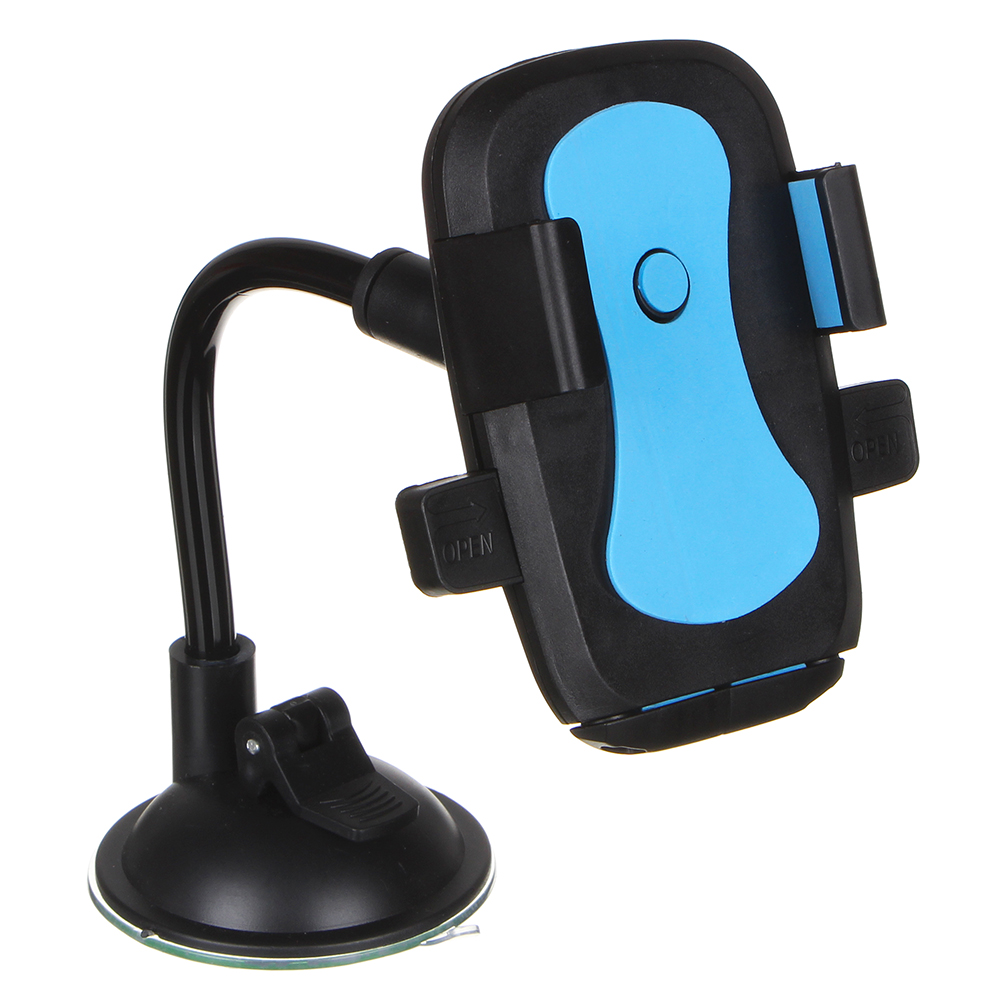 ЕРМАК Держатель телефона на присоске, тип: раздвижной, гибкая ножка, 23см, пластик, арт.№ 733-027