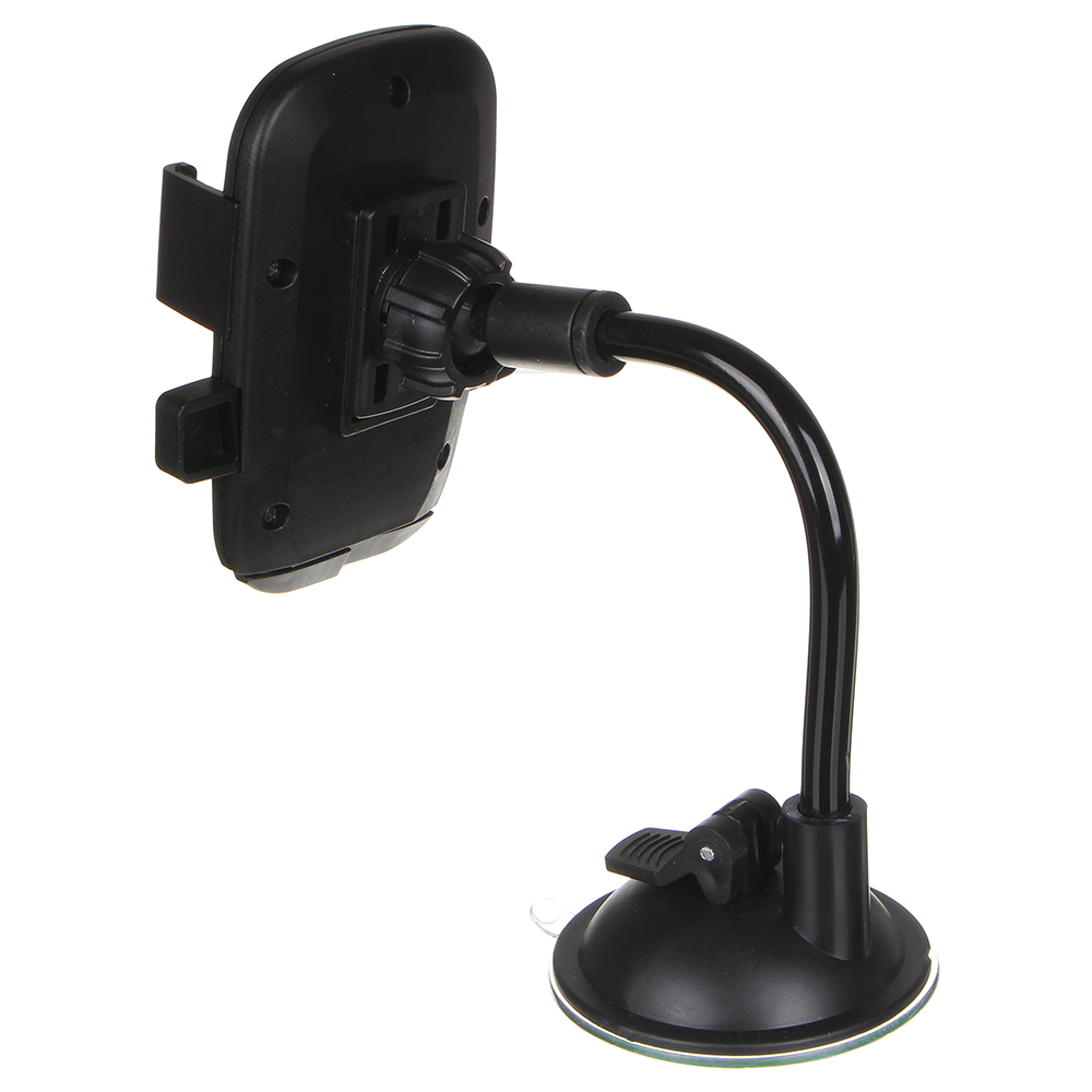 ЕРМАК Держатель телефона на присоске, тип: раздвижной, гибкая ножка, 23см, пластик, арт.№ 733-027