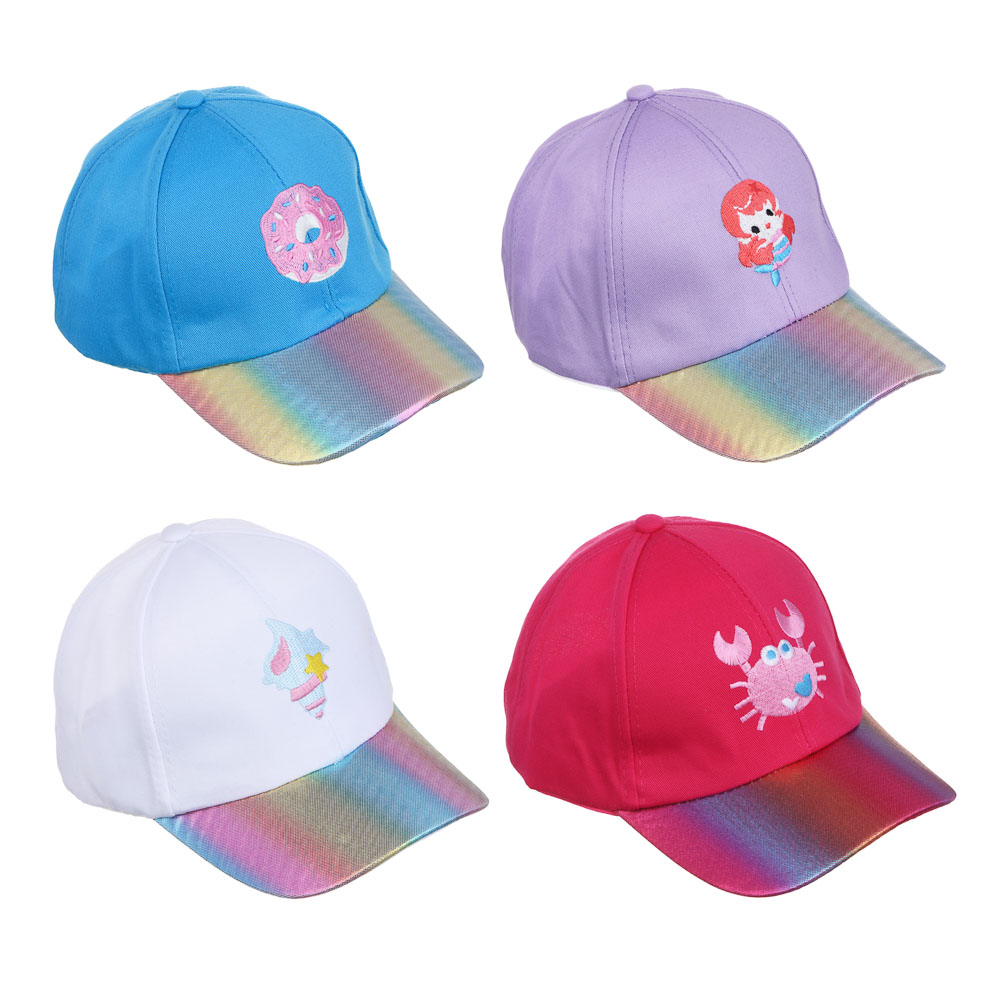 GALANTE Кепка детская, 30% хлопок, 70% полиэстер, р-р 52, 4 дизайна, ВЛ24-04, арт.№ 314-006