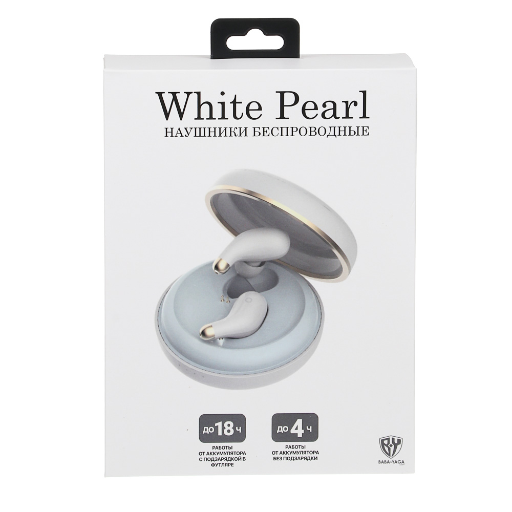 Наушники беспроводные TWS FORZA Pearl, 35/400 мАч, BT: 5.0, арт.№ 410-051