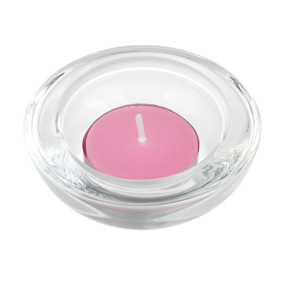 LADECOR Набор ароматических свечей с подсвечниками, (10+2), стекло, парафин, 4 аромата, арт.№ 508-818