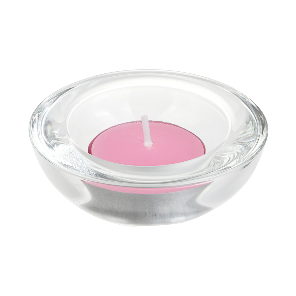 LADECOR Набор ароматических свечей с подсвечниками, (10+2), стекло, парафин, 4 аромата, арт.№ 508-818