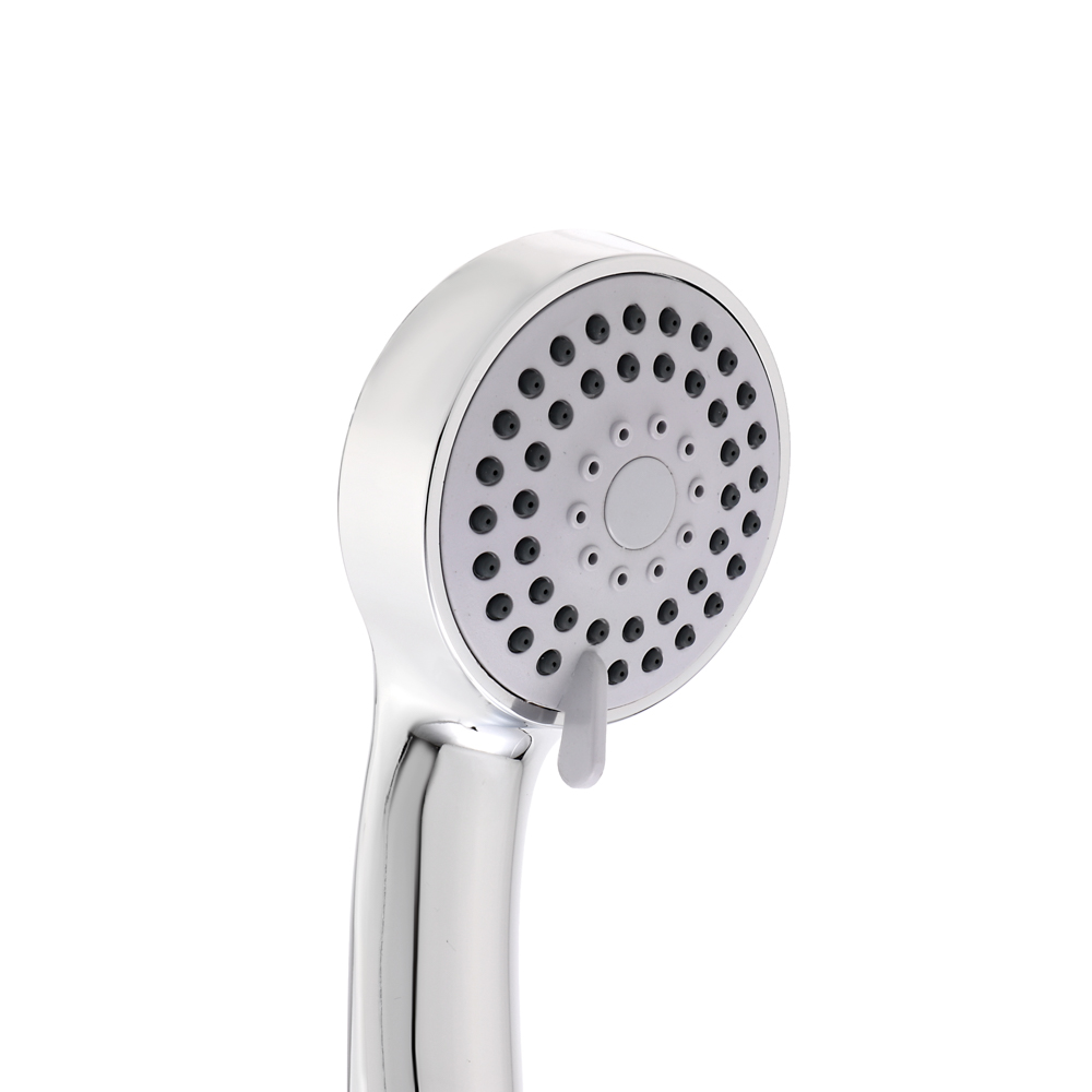 RAIN Смеситель для ванны Нефрит, прямой излив 35см, керам. кран-буксы 1/2, душ. набор, латунь, хром, арт.№ 561-310