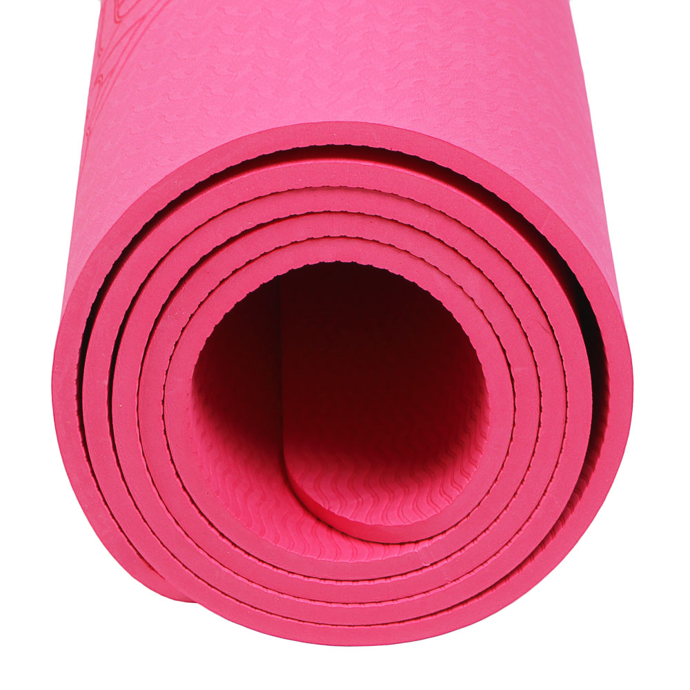 SILAPRO Коврик для йоги и фитнеса, TPE, 183х61х0,6см, арт.№ 191-052
