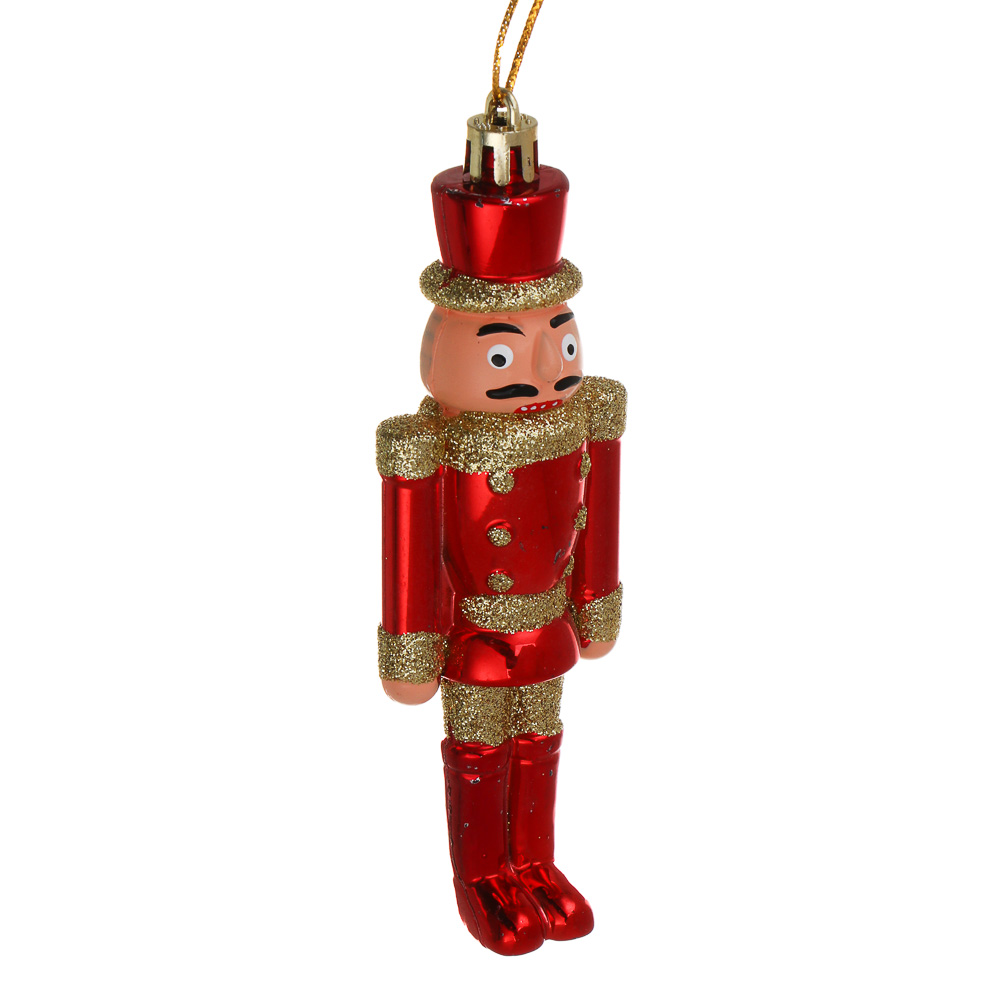 СНОУ БУМ Набор декоративных украшений "Щелкунчик" 2шт, 4x2,5x13см, пластик, арт.№ 374-575