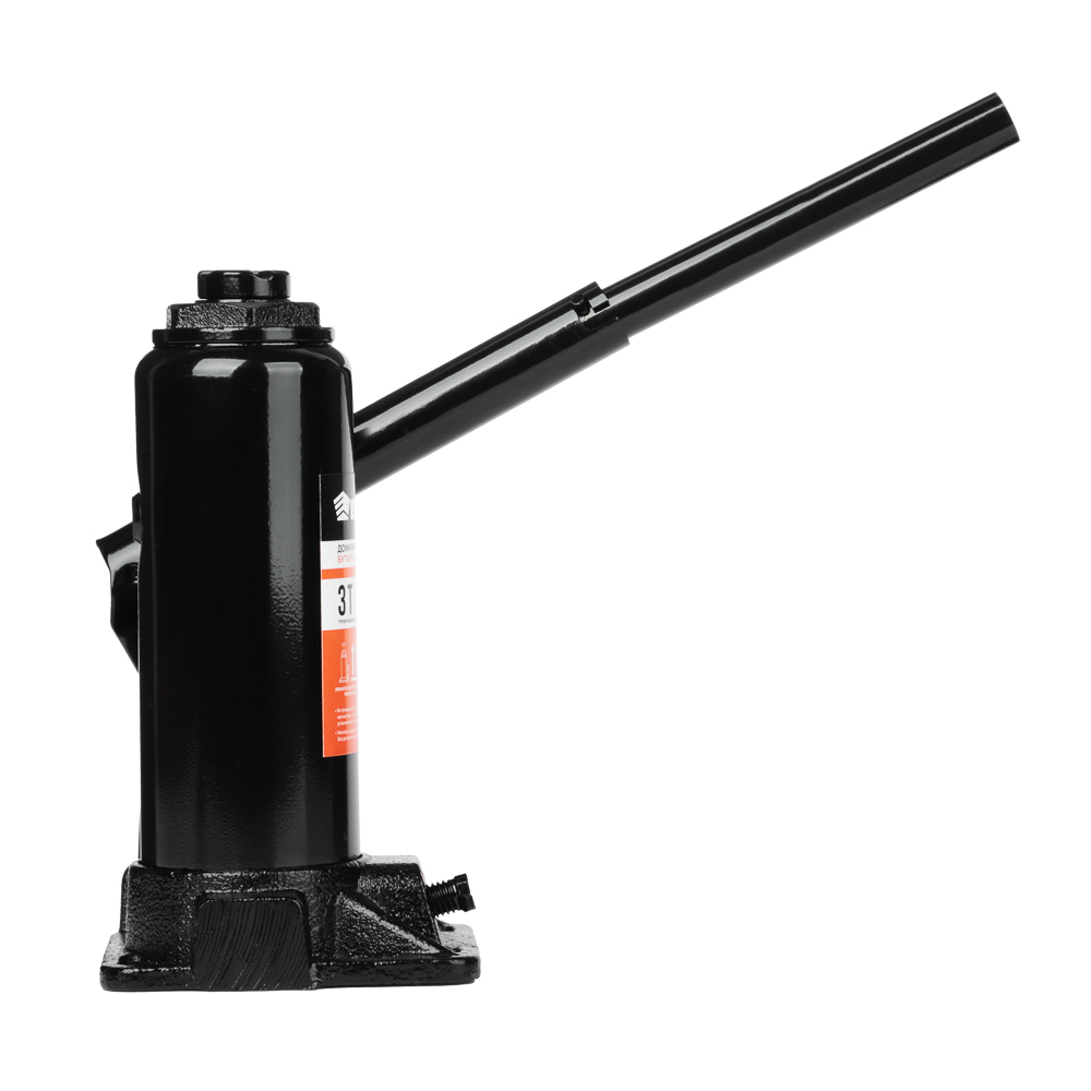 ЕРМАК Домкрат гидравлический бутылочный 3 т, в кейсе, высота подъема 195-380мм, арт.№ 770-078