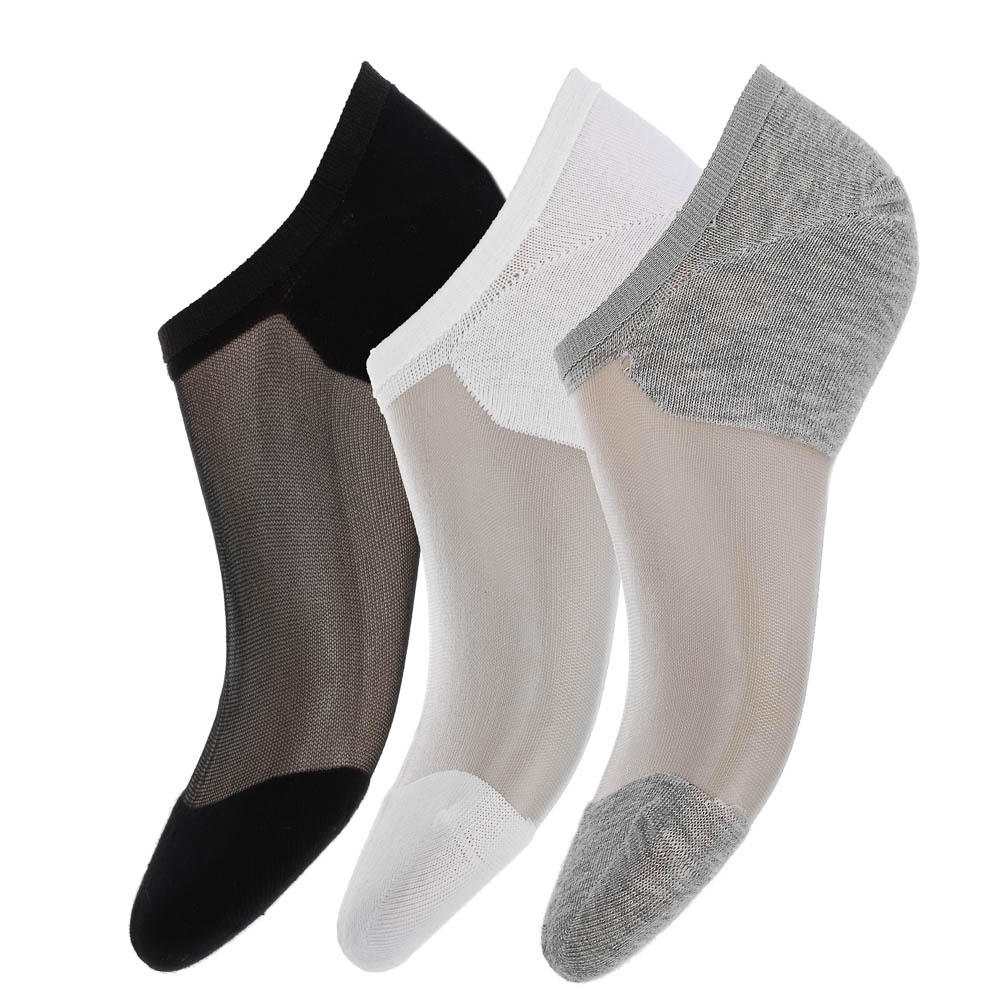 Носки-подследники, бесшовные,тм Turkan,р.36-41,63% хл,24% п/э,11% п/э вол,2% лайк,цвета в ас-те,1079, арт.№ 019-561