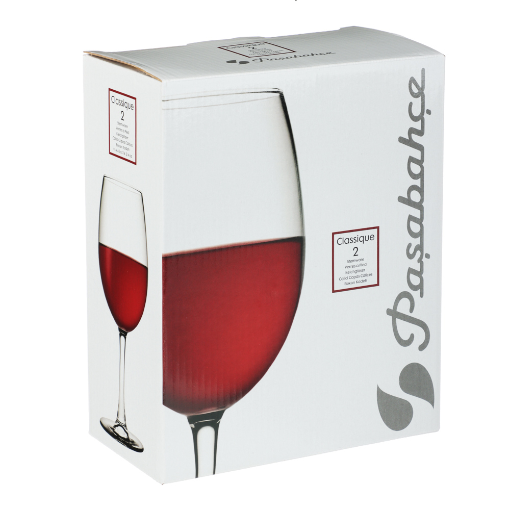 PASABAHCE Набор бокалов для вина 2шт 445мл Классик, стекло, арт.№ 878-374