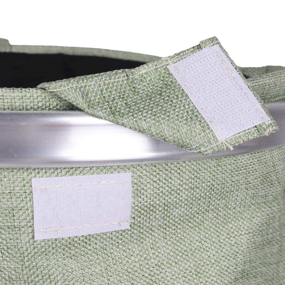 VETTA Флоренция Корзина для белья с металл.обручем, текстиль, 35х55см, 3 цвета, арт.№ 402-011