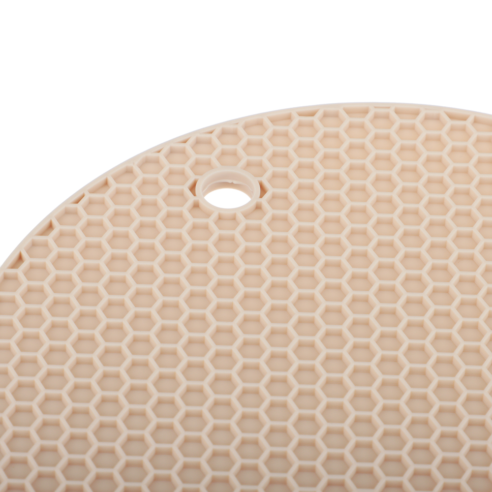 VETTA Подставка под горячее, силикон, d18см, "Соты", 3 цвета, арт.№ 891-298