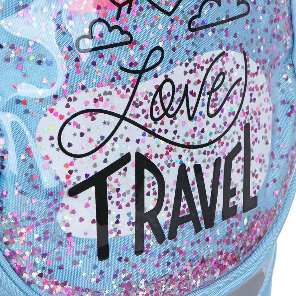 ТРЕВЕЛ Рюкзак школьный полужесткий 37х28х14см, 3 отд., 2 карм., жесткое дно, эргон.спинка, ПЭ, арт.№ 254-811