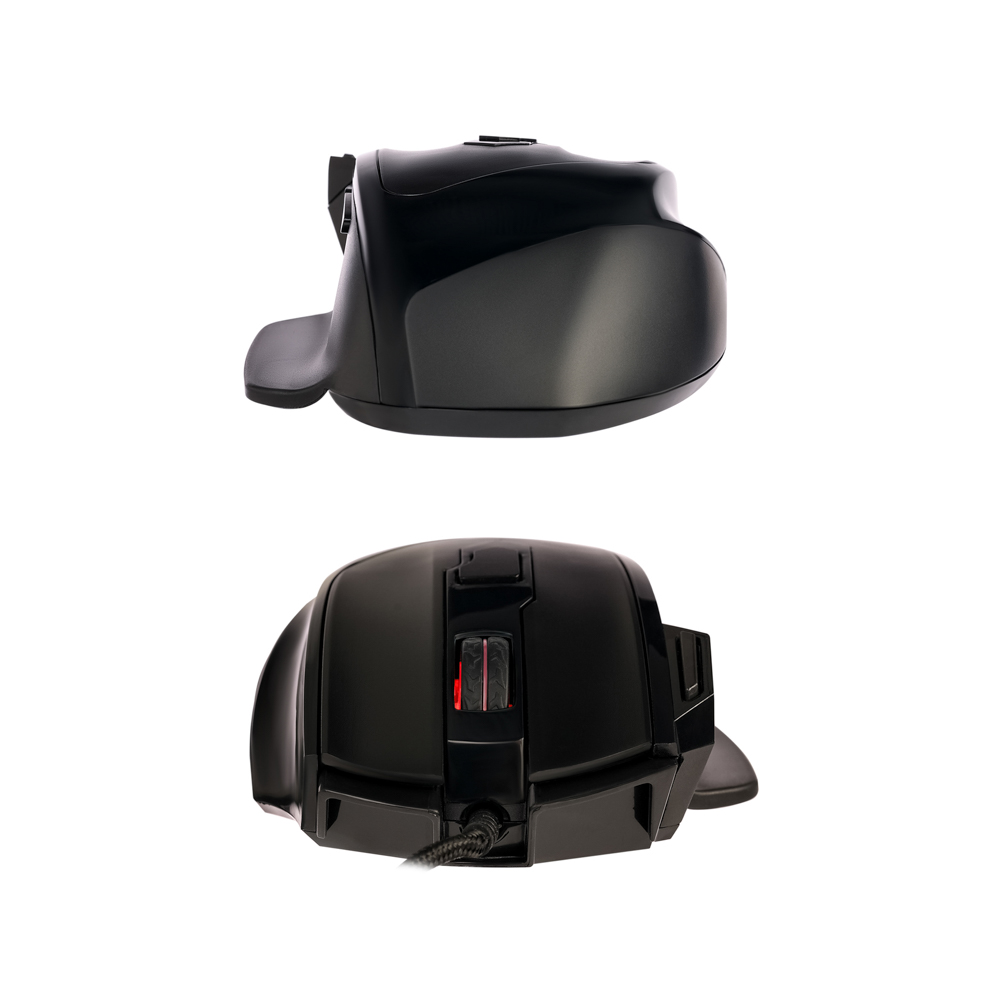 BY Игровая мышь проводная Revolver 12800dpi,7D,A825,RGB,220см, арт.№ 405-055