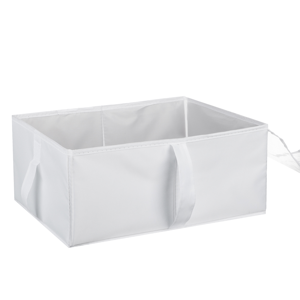 BY Швеция Короб с прозрачной крышкой и ручками, 25х35х15см, 2 цвета, арт.№ 457-610