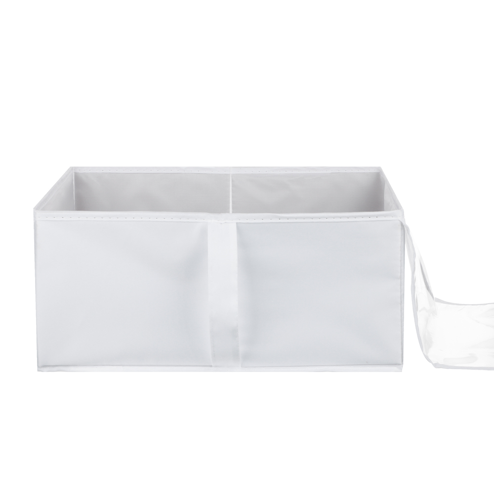 BY Швеция Короб с прозрачной крышкой и ручками, 25х35х15см, 2 цвета, арт.№ 457-610