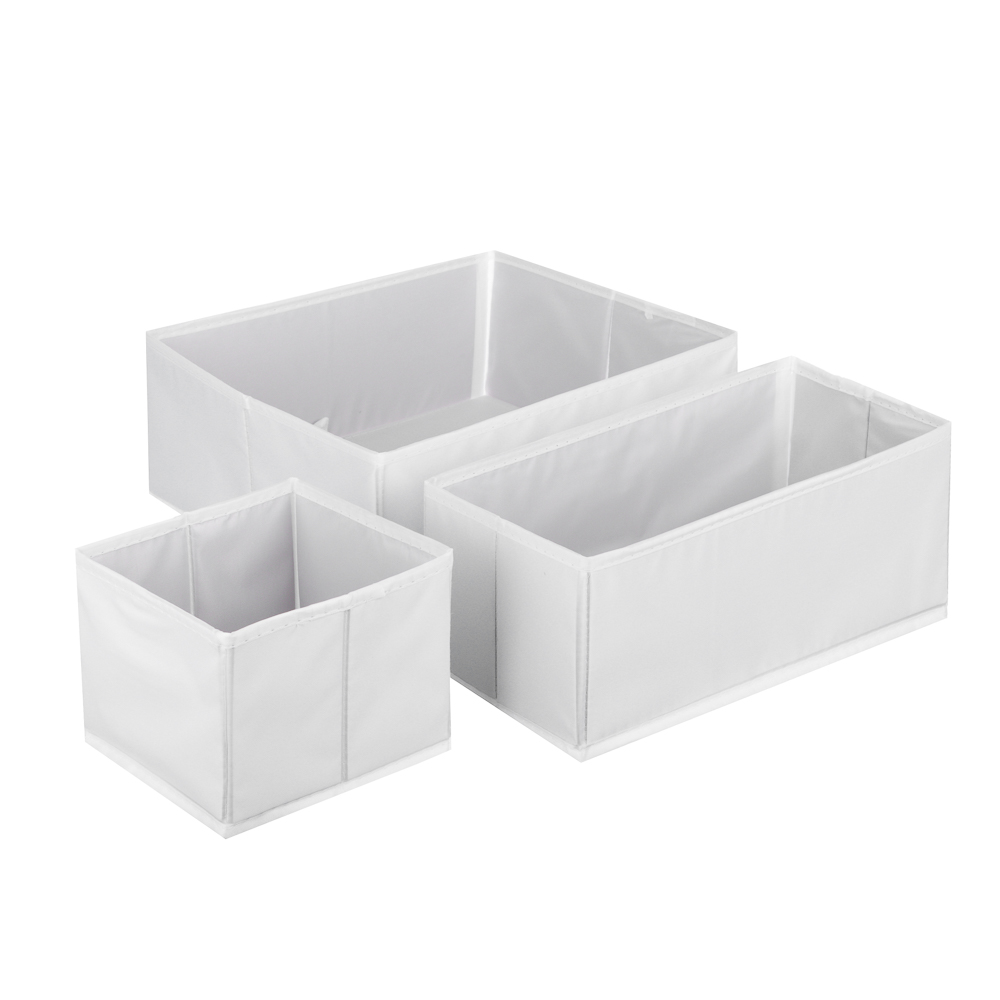 BY Швеция Набор коробов 3 шт, 28х28х12см, 28х14х12см,14х14х12см, 2 цвета, арт.№ 457-611