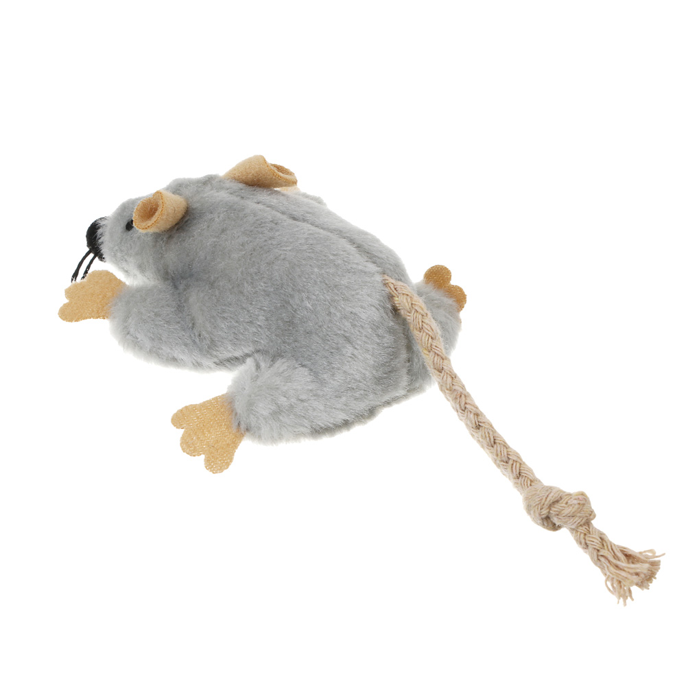 Игрушка для кошек VETTA, усатая мышь, ПЭ, 15 см, арт.№ 273-598