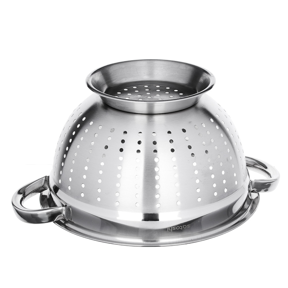 SATOSHI Дуршлаг на ножке, 24см, нерж.сталь, арт.№ 812-079
