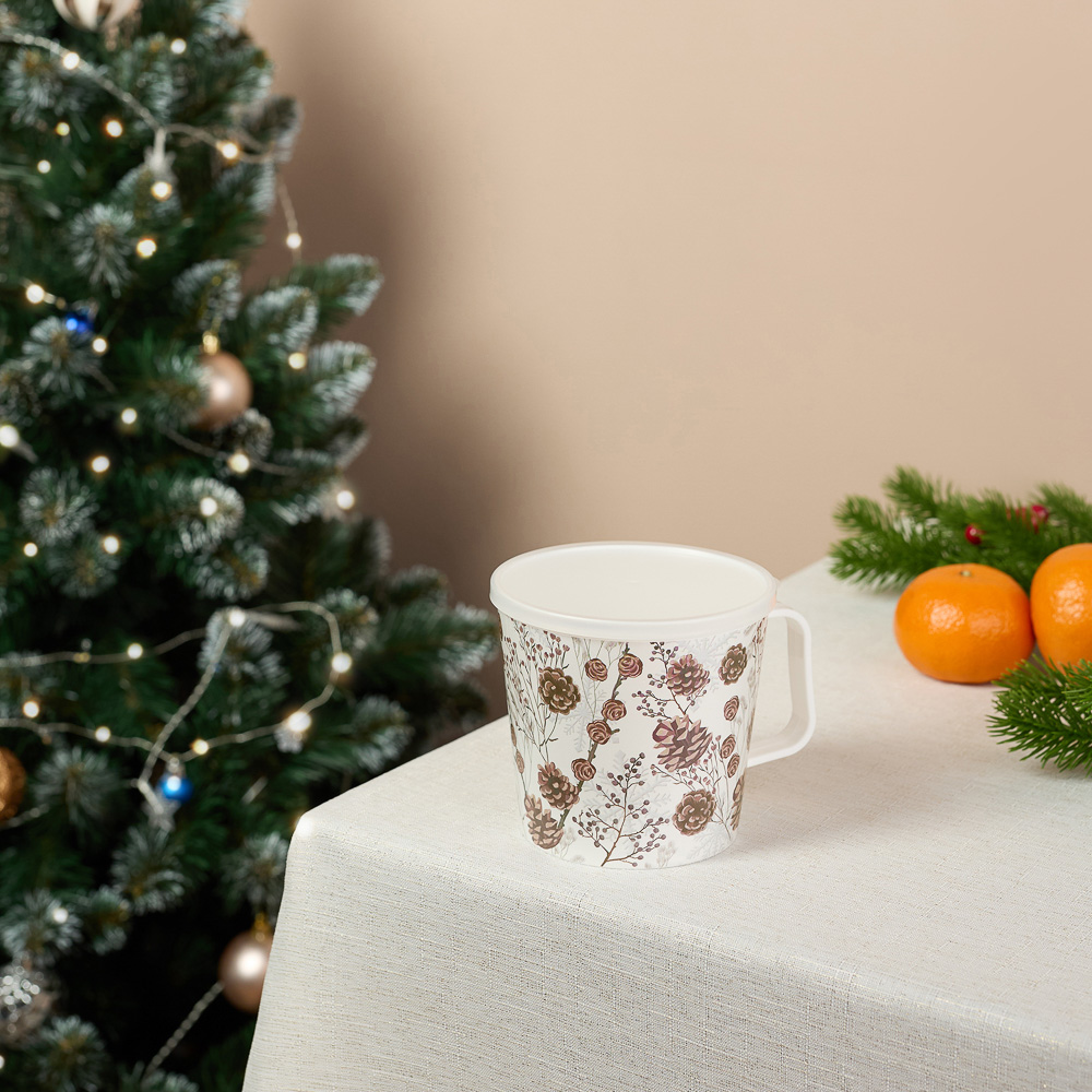 Шишки, Гном Кружка-контейнер, 750мл, пластик, 2 дизайна, арт.№ 861-470