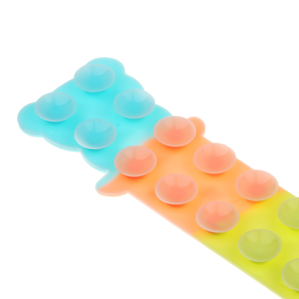ИГРОЛЕНД Антистресс липучка, силикон, 8-26см, 7 дизайнов, арт.№ 297-085